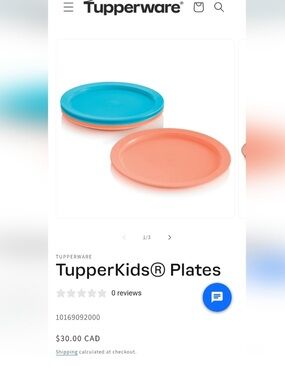 Tupperware TupperKids Plates x2 sets